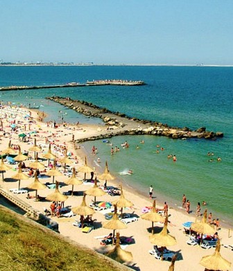 Statiunea si plaja Eforie Nord litoralul romanesc