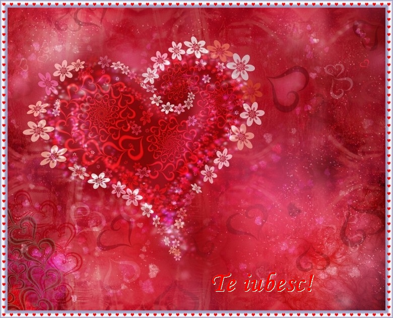 felicitare de valentine's day cu te iubesc